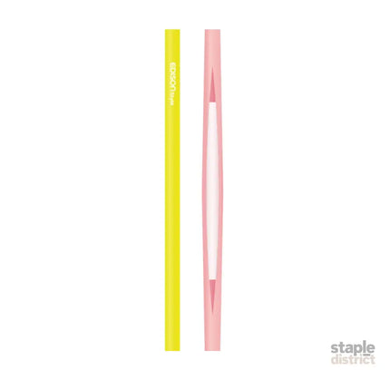 EDISON mama Resealable Silicone Zipper Straw Pink/Yellow-2006733471996841990