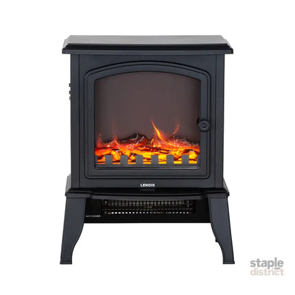 Electric 1000W to 2000W Fireplace Heater with Realistic Log Flame Display - Appliances > Heaters > Electric Heaters
