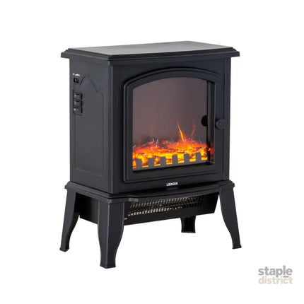 Electric 1000W to 2000W Fireplace Heater with Realistic Log Flame Display - Appliances > Heaters > Electric Heaters