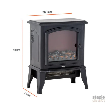 Electric 1000W to 2000W Fireplace Heater with Realistic Log Flame Display - Appliances > Heaters > Electric Heaters