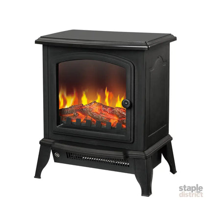 Electric 1000W to 2000W Fireplace Heater with Realistic Log Flame Display - Appliances > Heaters > Electric Heaters