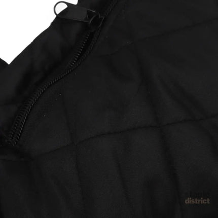 Electric Hand Warming Muff Temperature Controllable Waterproof Quilted Cotton Heated Hand Pouch for Winter Black