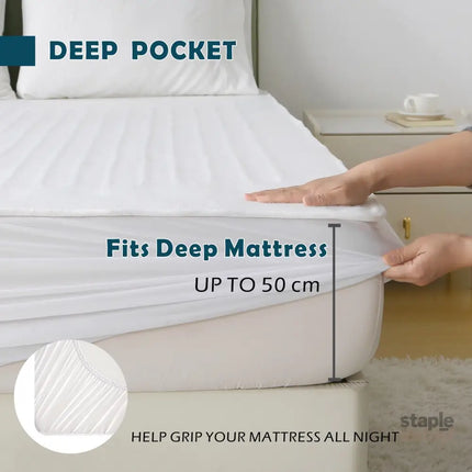 Electric Heated Mattress Pad Blanket with Dual Control & 9-Hour Auto Off & 9 Heat Settings Preheat Functions Overheat