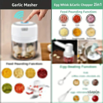 Electric Kitchen Food Chopper - Appliances > Kitchen Appliances > Kitchen Appliance Accessories