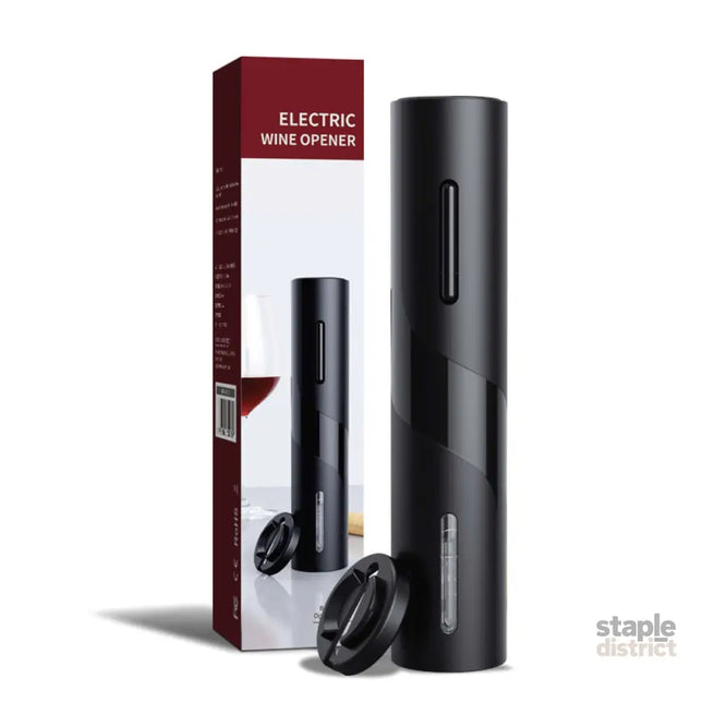 Electric Wine Bottle Opener Tool Automatic - Cordless Corkscrew - Foil Cutter - Home & Garden > Kitchenware > Kitchen