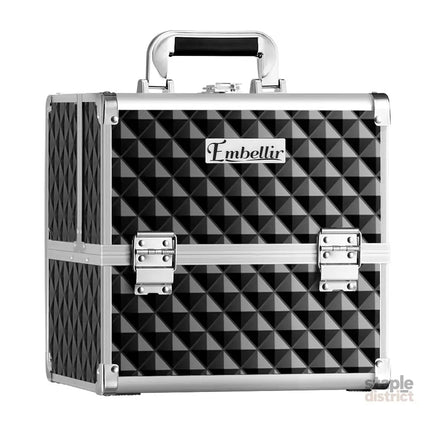 Embellir Makeup Case Beauty Organiser Bag Travel Large Cosmetic Storage Portable - Health & Beauty > Cosmetic Storage >