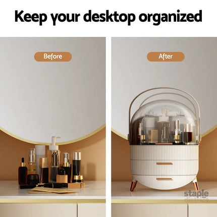 Embellir Makeup Organizer Portable Cosmetic Organizer Storage Box Jewellery Holder - Health & Beauty > Cosmetic Storage