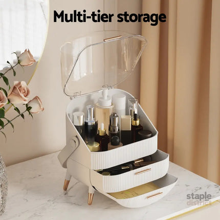 Embellir Makeup Organizer Portable Cosmetic Organizer Storage Box Jewellery Holder - Health & Beauty > Cosmetic Storage