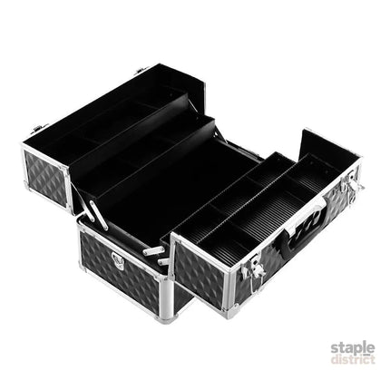 Embellir Portable Cosmetic Beauty Makeup Case - Diamond Black - Health & Beauty > Cosmetic Storage > Cosmetic &