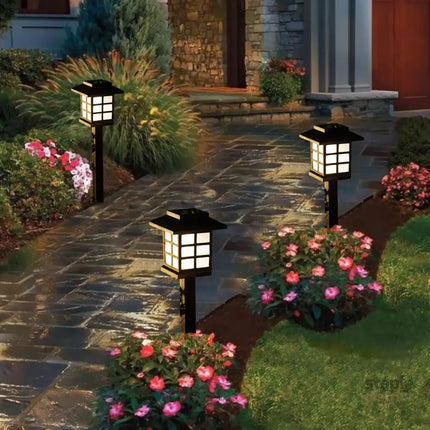 EMITTO 12x LED Solar Power Garden Landscape-2029387237476667399