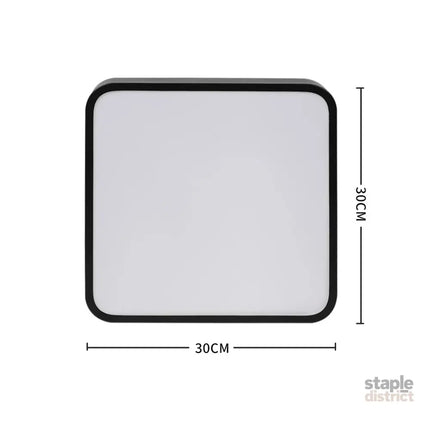 EMITTO 3-Colour Ultra-Thin 5CM LED Ceiling 36W Black-2029387270838161410