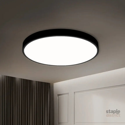 EMITTO 3-Colour Ultra-Thin 5CM LED Ceiling 60W Black-2029387270469062662