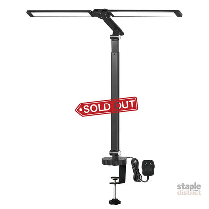 Emitto Double Head LED Desk Lamp Dimmable With Clamp-2018816724576636936