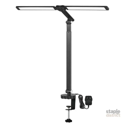 Emitto Double Head LED Desk Lamp Dimmable With Clamp-2018816724576636936