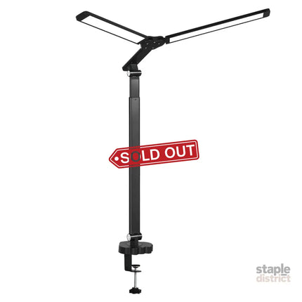 Emitto Double Head LED Desk Lamp Dimmable With Clamp-2018816724576636929