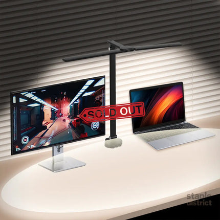 Emitto Double Head LED Desk Lamp Dimmable With Clamp-2018816724576636935