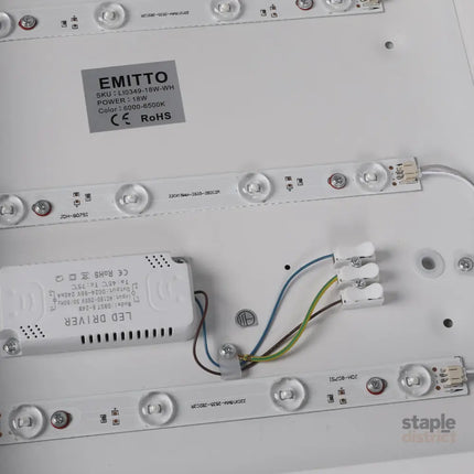 EMITTO Ultra-Thin 5CM LED Ceiling Down 18W White-2029387269512761348