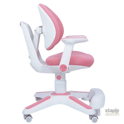Ergonomic Children Kids Study Chair Set Height Adjustable - Pink - Baby & Kids > Kid’s Furniture > Kid’s Tables Chairs