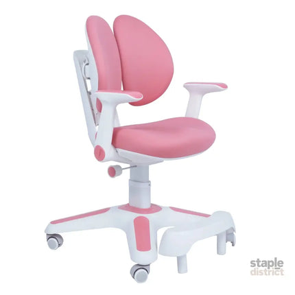 Ergonomic Children Kids Study Chair Set Height Adjustable - Pink - Baby & Kids > Kid’s Furniture > Kid’s Tables Chairs