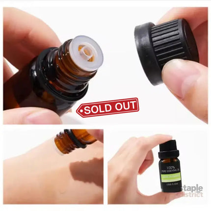 Essential Oil Set 6 Bottles Plant Aromatherapy Oils Natural Scent for Diffuser - Appliances > Aroma Diffusers &