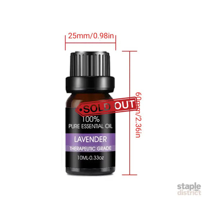 Essential Oil Set 6 Bottles Plant Aromatherapy Oils Natural Scent for Diffuser - Appliances > Aroma Diffusers &