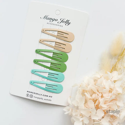 Essential Snap Hair clips - Fresh - 12 Pieces - Fashion > Women’s Fashion > Women’s Accessories