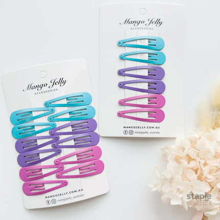 Essential Snap Hair clips - MAGIC - 12 Pieces - Fashion > Women’s Fashion > Women’s Accessories