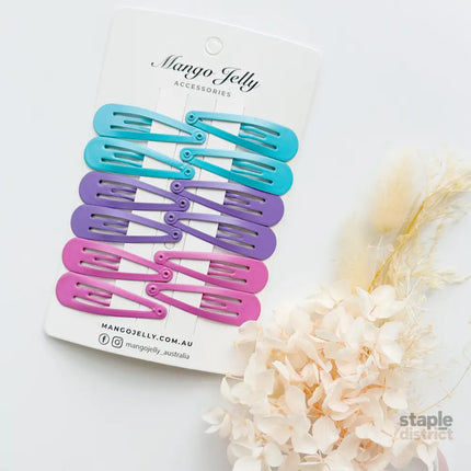 Essential Snap Hair clips - MAGIC - 12 Pieces - Fashion > Women’s Fashion > Women’s Accessories
