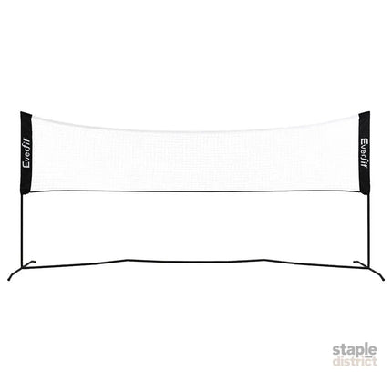 Everfit 3.6M Badminton Tennis Net Portable Volleyball Kit Adjustable Height - Sports & Fitness > Ball Sports > Netball