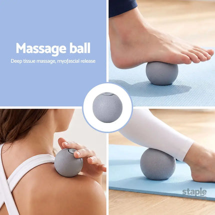 Everfit Foam Roller Set 3-in-1 with Targeted Recovery Muscle Roller Stick & Deep Tissue Massage Ball Heavy Duty 150KG