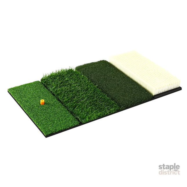 Everfit Golf Hitting Mat Practice Turf 4 in 1 Foldable Training Aid Backyard - Sports & Fitness > Golf > Golf