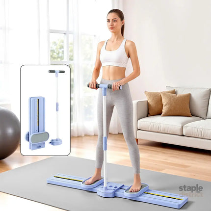 Everfit Thigh Hip Exerciser Home Ski Leg Trainer Machine Fitness Cardio Foldable - Sports & Fitness > Exercise Gym &