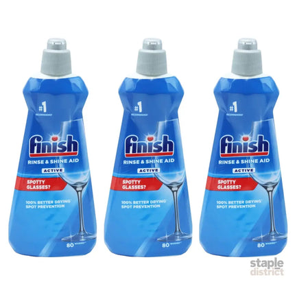 Finish Shine & Dry Regular Rinse Aid 400mL x3-2050056756721225728