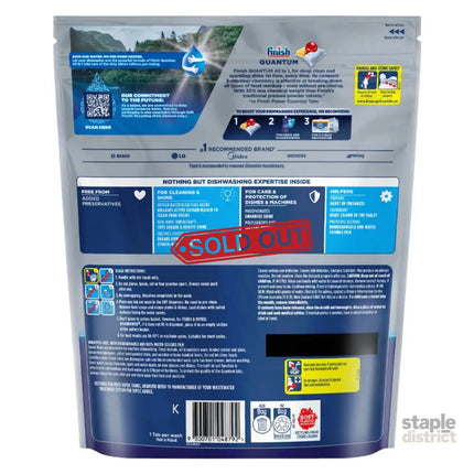 Finish Ultimate All in 1 x 72 Lemon Sparkle Dishwashing Tablets-2050056849667002369