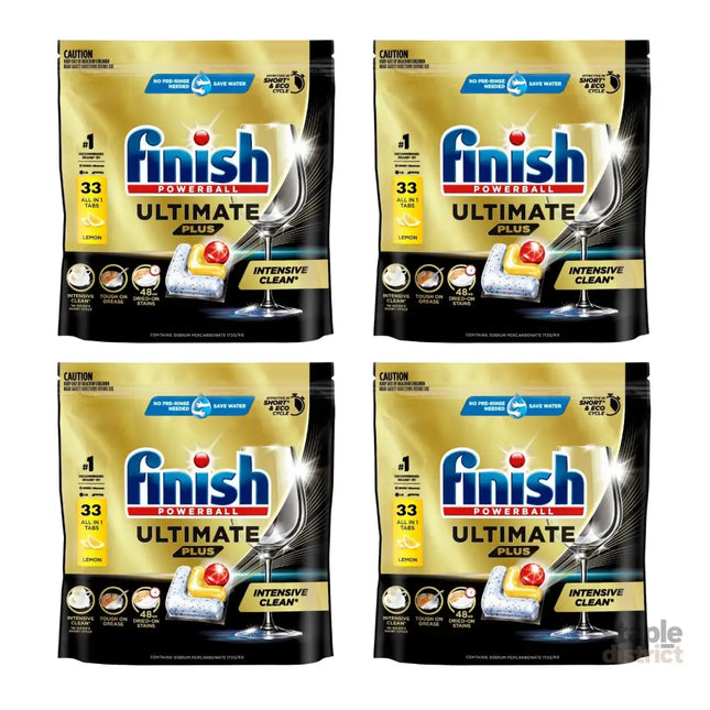 Finish Ultimate Plus x 132 Lemon Dishwasher Tablets-2050056853844529152