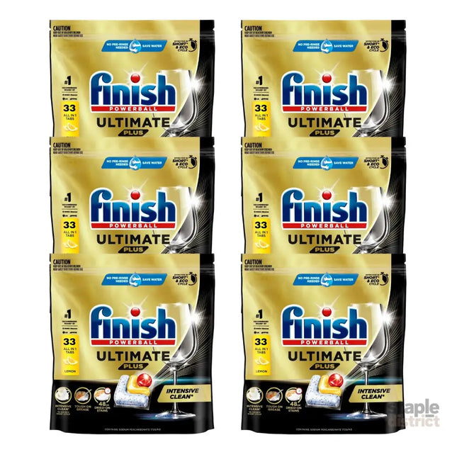Finish Ultimate Plus x 198 Lemon Dishwasher Tablets-2050056854150713344