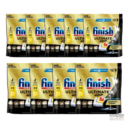Finish Ultimate Plus x 297 Lemon Dishwasher Tablets-2050056854616281088