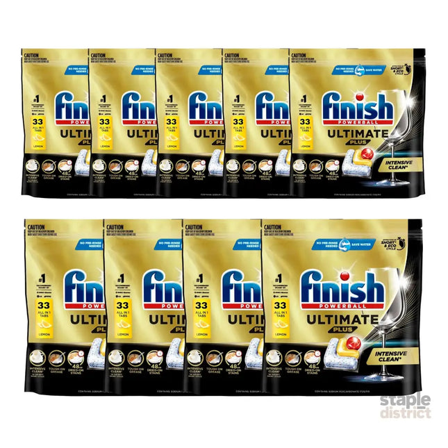 Finish Ultimate Plus x 297 Lemon Dishwasher Tablets-2050056854616281088