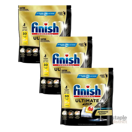 Finish Ultimate Plus x 99 Lemon Dishwasher Tablets-2050056853689339904