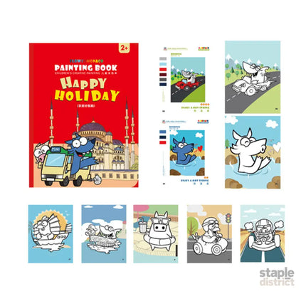 Flower Monaco Colouring Book Outdoor Activity-2006733316245557254