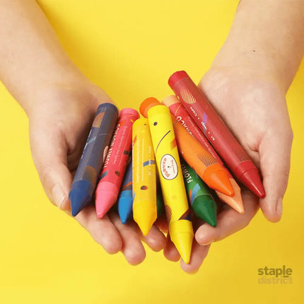 Flower Monaco Palmy Crayons 24 Colour-2006733317390602242