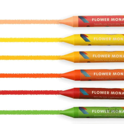 Flower Monaco Palmy Crayons 24 Colour-2006733317390602244