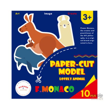 Flower Monaco Paper Cut Model Lovely Animal-2006733315872264192