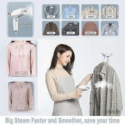 Foldable Travel Handheld Steamer for Garments Clothes Fabric Home Iron - Appliances > Washers Dryers & Irons > Irons &