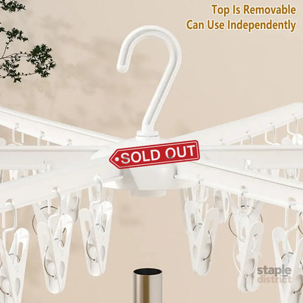Folding Drying Rack Multi Layer Floor Stand Clothes Airer for Indoor Laundry Use - Home & Garden > Laundry & Cleaning >