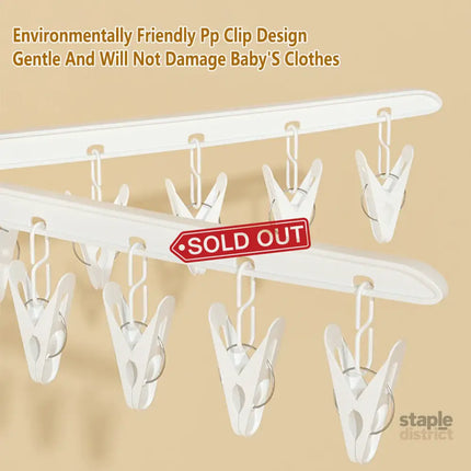 Folding Drying Rack Multi Layer Floor Stand Clothes Airer for Indoor Laundry Use - Home & Garden > Laundry & Cleaning >