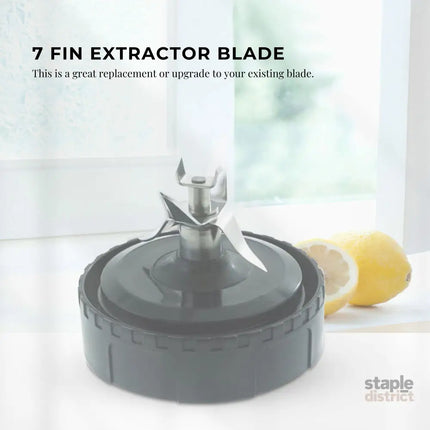 For Nutri Ninja Extractor Blade - 7 Fin Connection Replacement Blender Parts - Appliances > Kitchen Appliances > Food