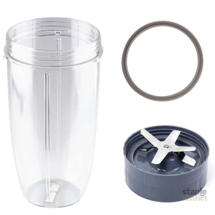 For Nutribullet Extractor Blade + Colossal Tall Cup + Grey Seal - 900 600 Models - Appliances > Kitchen Appliances >