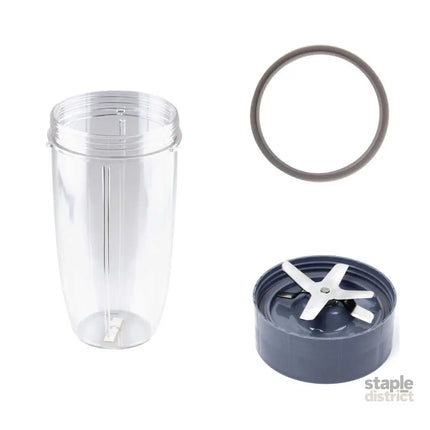 For Nutribullet Extractor Blade + Tall Cup + Grey Seal - 900 and 600 Models - Appliances > Kitchen Appliances > Food