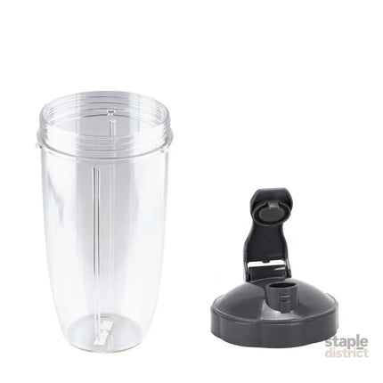For Nutribullet Tall Large Big Cup 24Oz + Fliptop Lid - For Nutri 600 and 900 - Appliances > Kitchen Appliances > Food